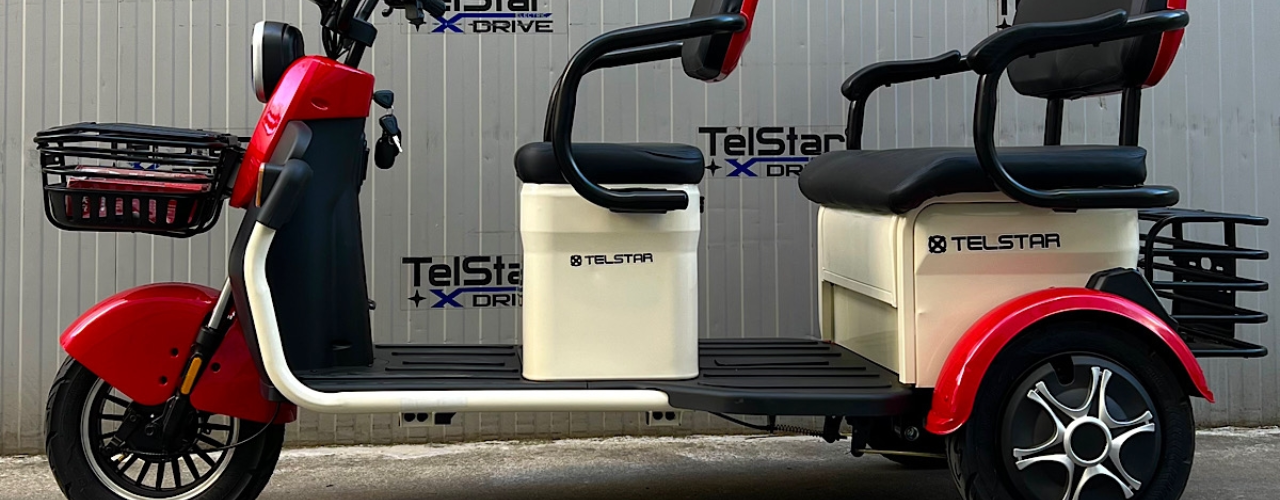 Триместна електрическа триколка 005.4 карго 2500W 23Ah