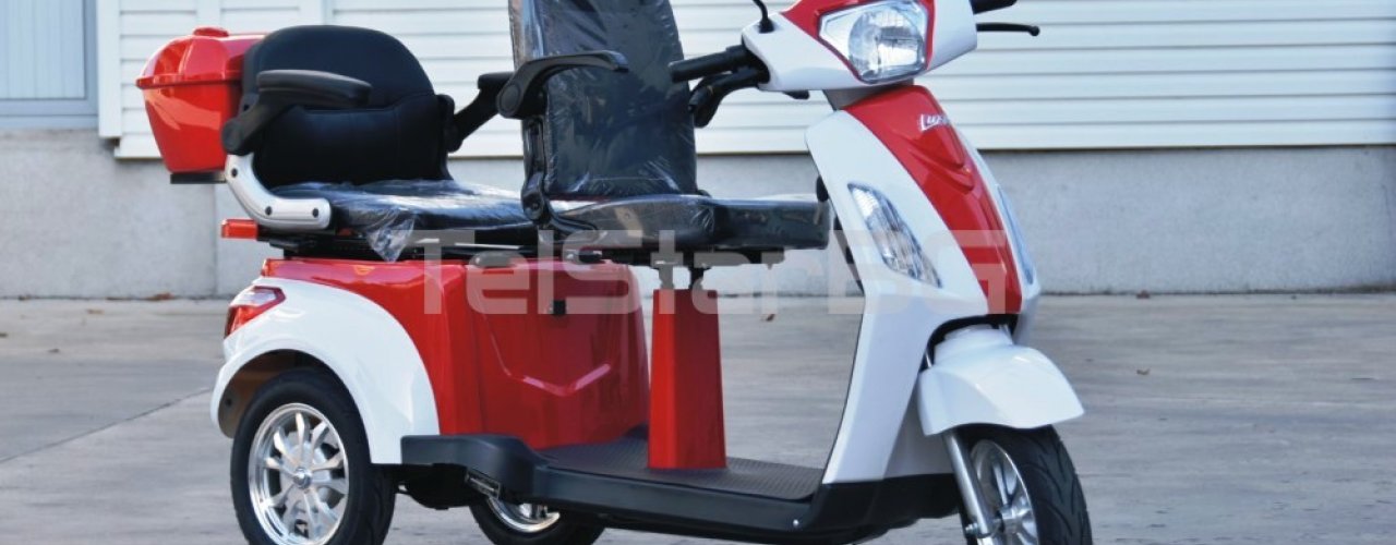 Двуместна електрическа триколка TS-400 2000W 20Ah с CE сертификат