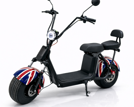 Електрически скутер TELSTAR BIG CITY HARLEY X2 1500W 60V 13Ah LED