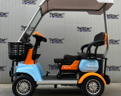 Електрическа четириколка Luxor Roof 1500W 23Ah триместна с покрив Нов модел 2026 снимка 183