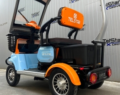 Електрическа четириколка Luxor Roof 1500W 23Ah триместна с покрив Нов модел 2026 снимка 183