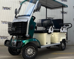 Електрическа четириколка GOLF-6 72V 23Ah 6-местна с покрив снимка 206