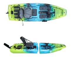 Сгъваем риболовен и туристически каяк с педали CROON – двусекционен модел за лесен транспорт снимка 260