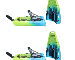 Сгъваем риболовен и туристически каяк с педали CROON – двусекционен модел за лесен транспорт снимка 260